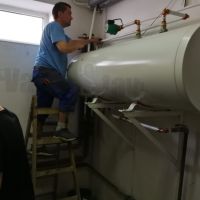 Inštalácia ležatého ohrievača vody Tatramat Inštalácia ležatého ohrievača vody Tatramat
